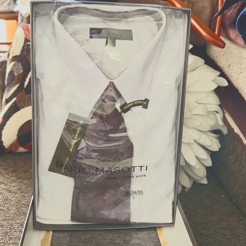 Mario masotti men's dress shirt set